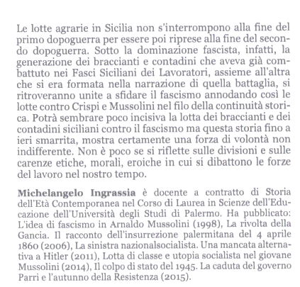 Immagine riferita a: Braccianti e contadini in Sicilia contro il Fascismo